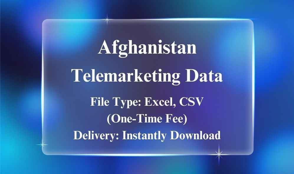 Afghanistan Telemarketing Data