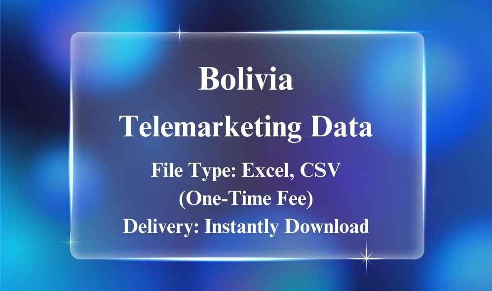 Bolivia Telemarketing Data
