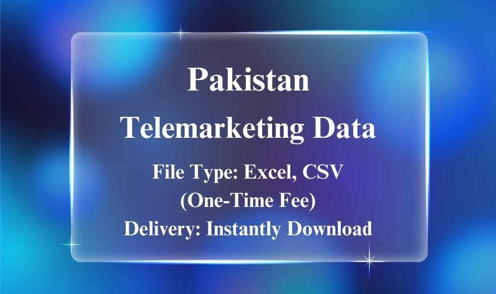 Pakistan Telemarketing Data
