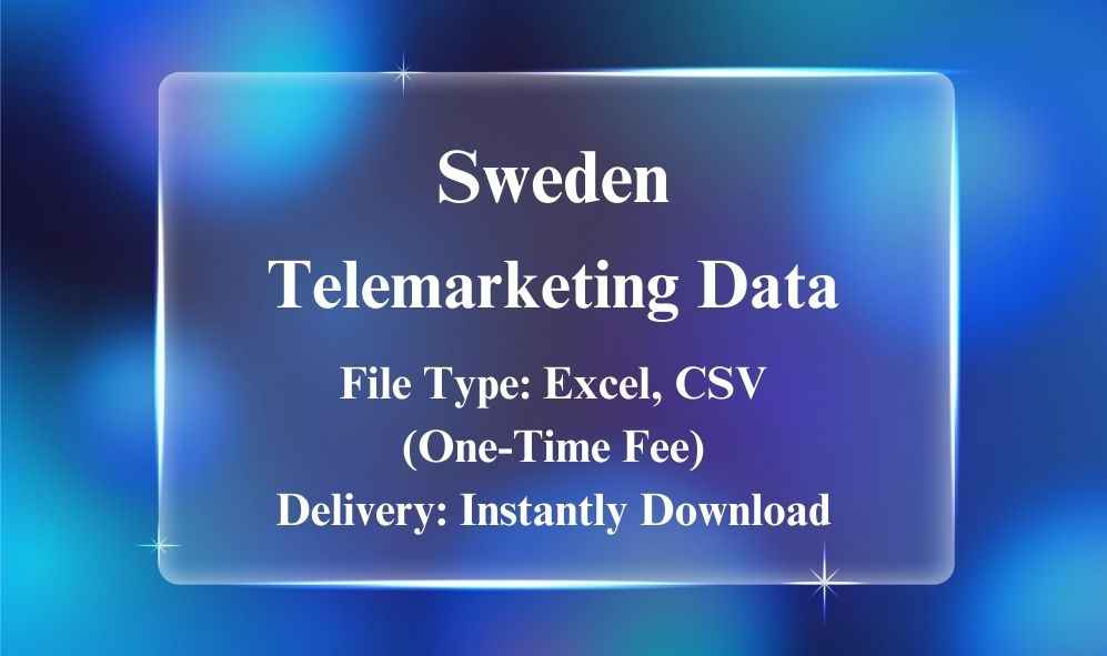 Sweden Telemarketing Data