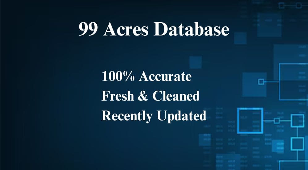 99 Acres database