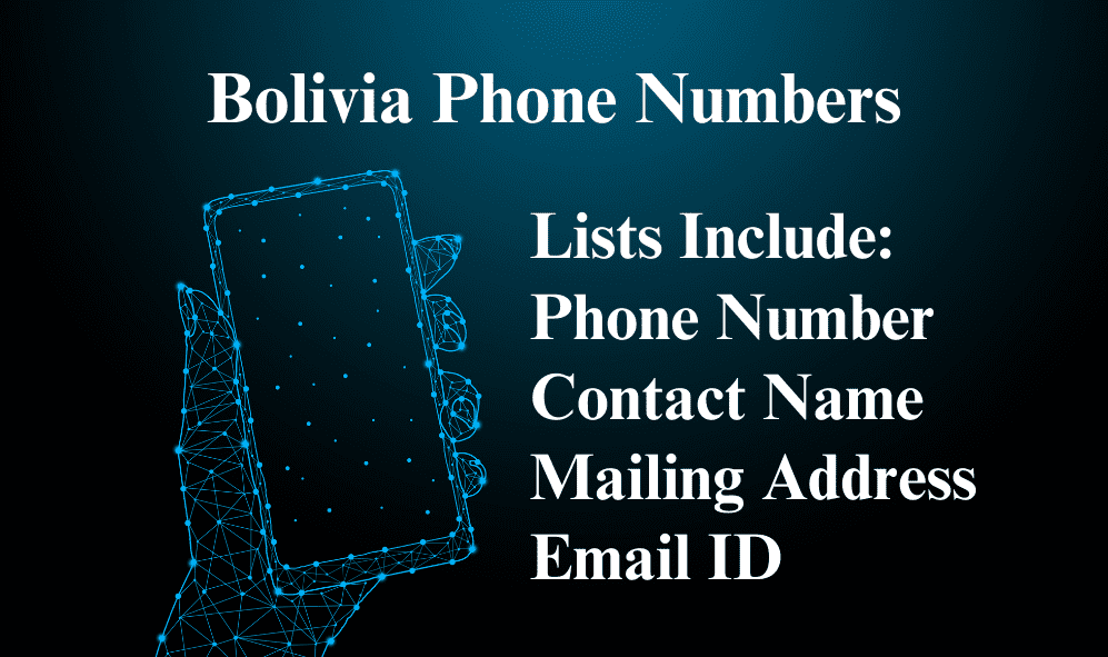 Bolivia phone numbers