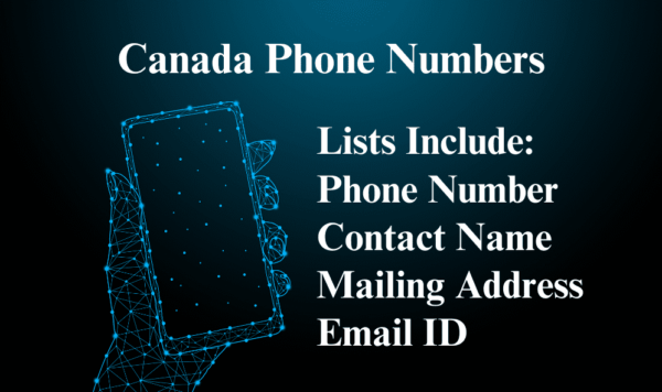 Canada phone number list