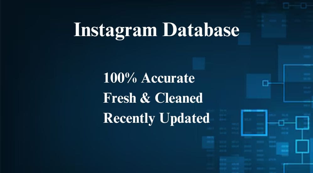Instagram database