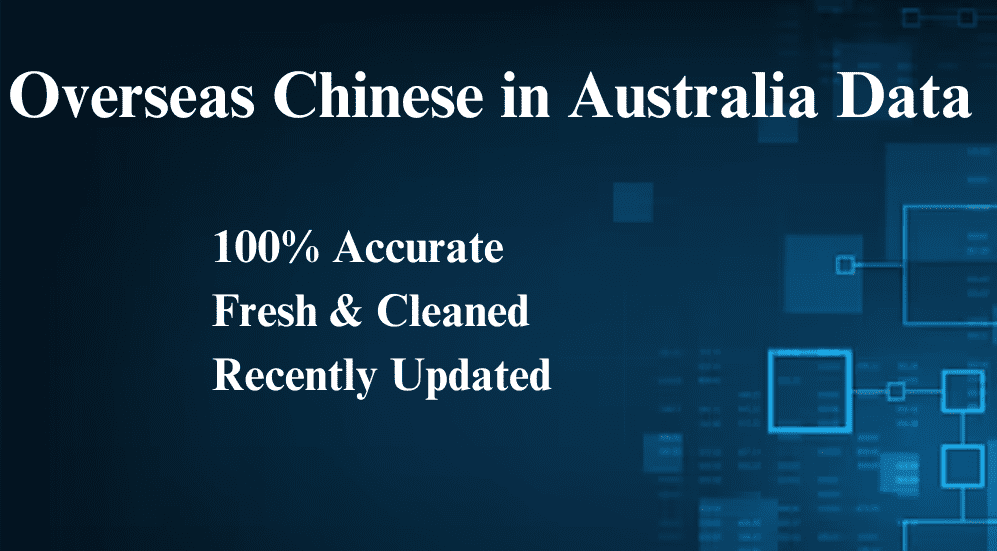 overseas chinese in Australia data