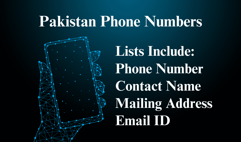 Pakistan phone numbers