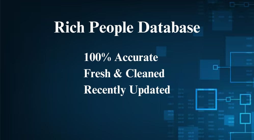 Rich people database