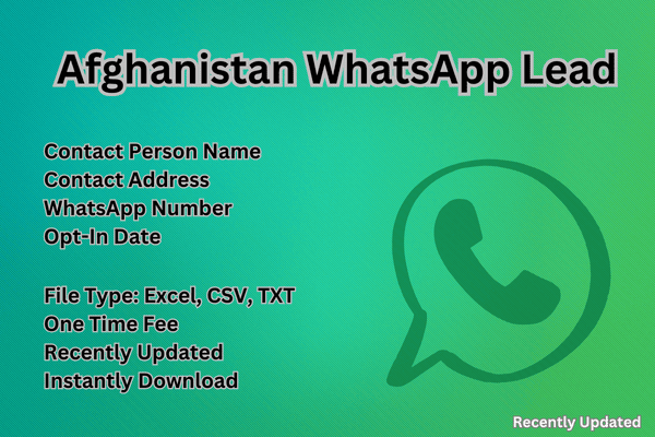 Afghanistan whatsapp lead