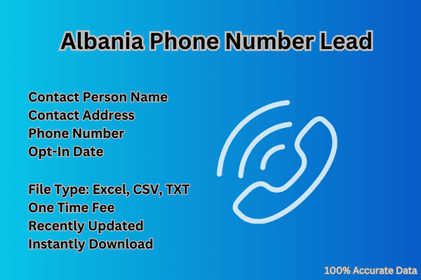 Albania phone number lead