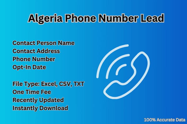 Algeria phone number lead