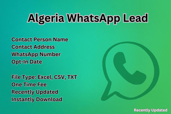 Algeria whatsapp lead