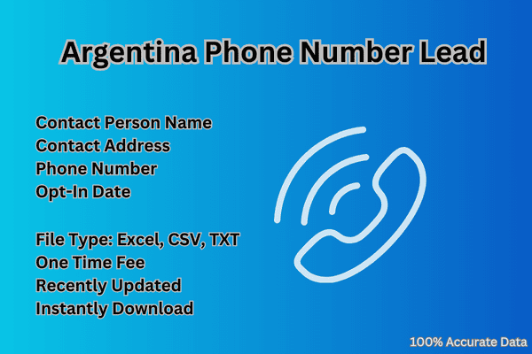 Argentina phone number lead