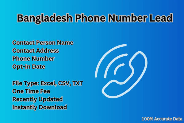 Bangladesh phone number lead