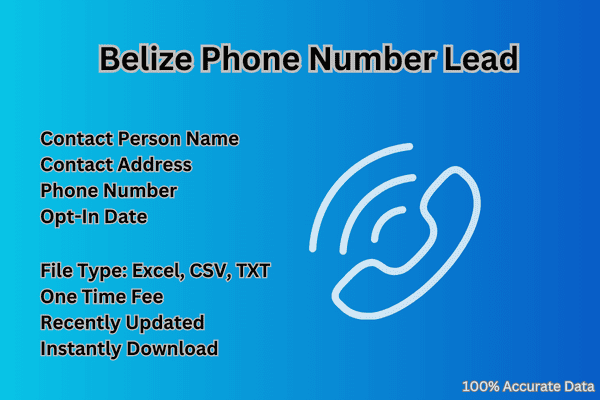 Belize phone number lead