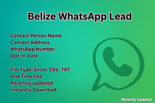 Belize whatsapp lead