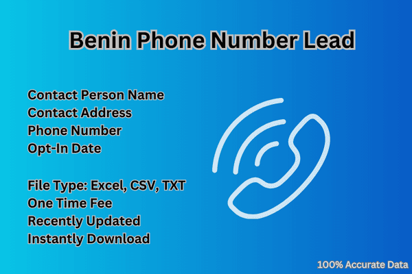 Benin phone number lead