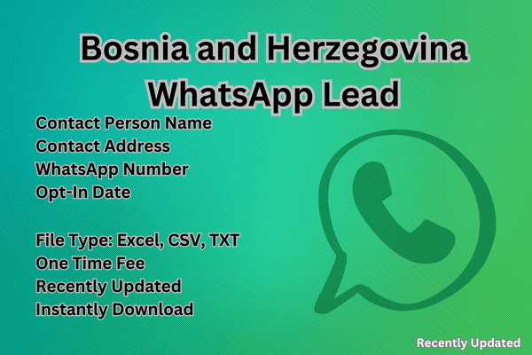 Bosnia and Herzegovina whatsapp lead