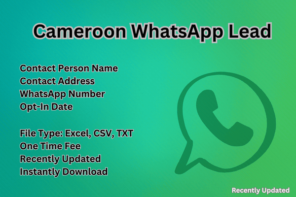 Cameroon whatsapp lead