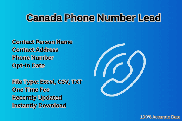 Canada phone number lead