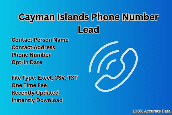 Cayman Islands phone number lead