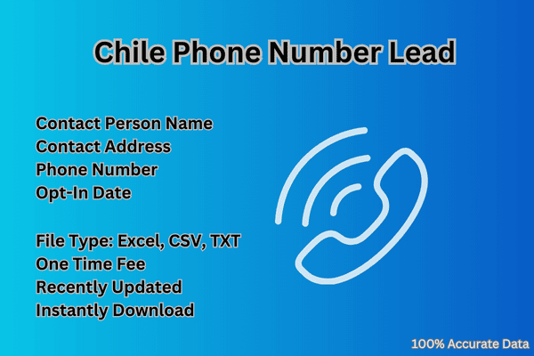 Chile phone number lead