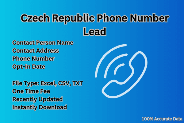 Czech Republic phone number lead