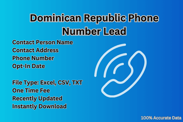 Dominican Republic phone number lead