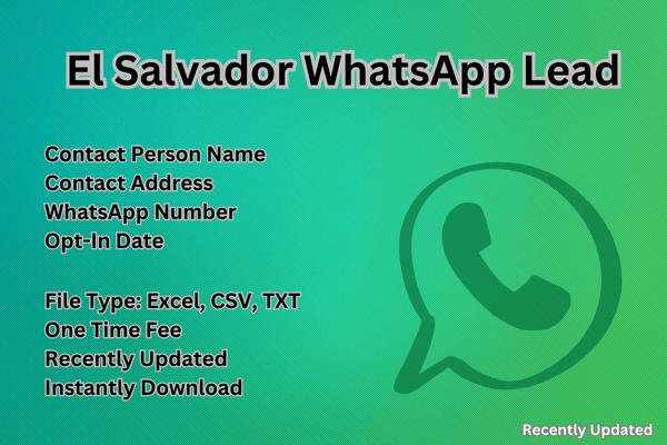 El Salvador whatsapp lead