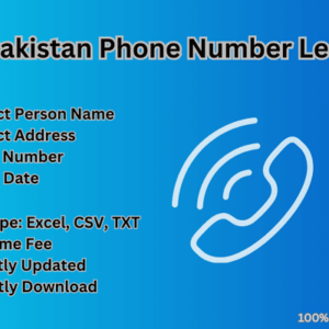 Pakistan phone number lead