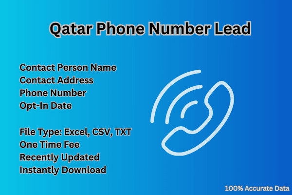 Qatar phone number lead