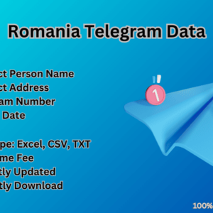 Romania telegram data