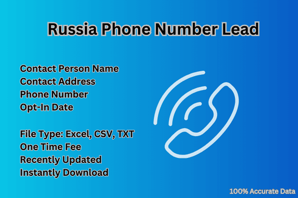 Russia phone number lead