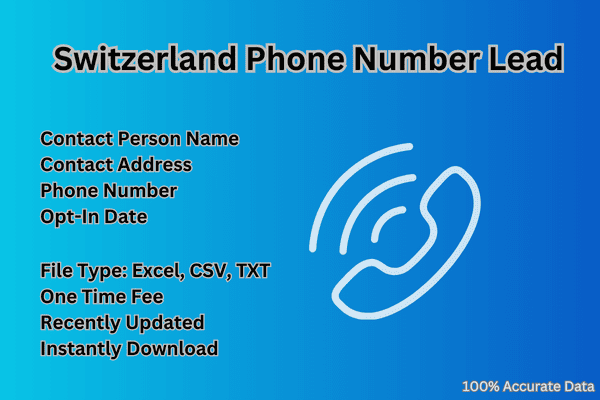 Switzerland phone number lead