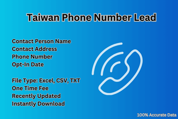 Taiwan phone number lead