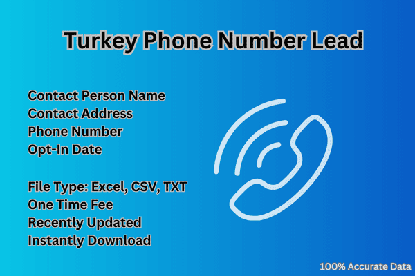 Turkey phone number lead