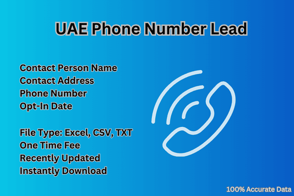 UAE phone number lead