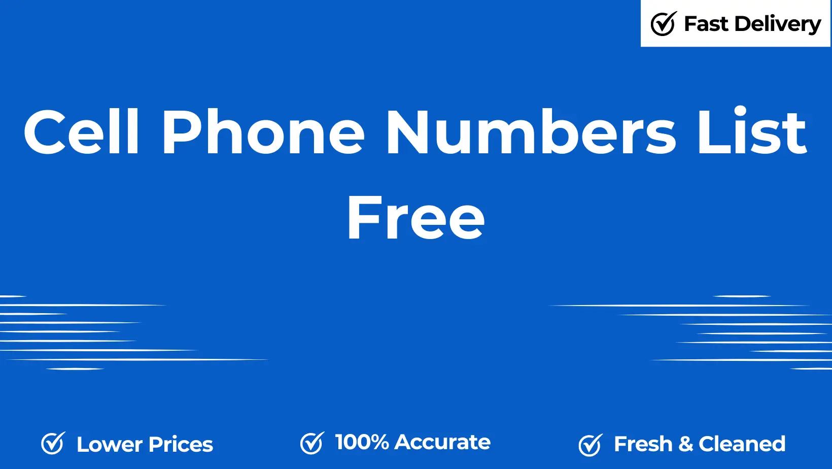 Cell phone numbers list free