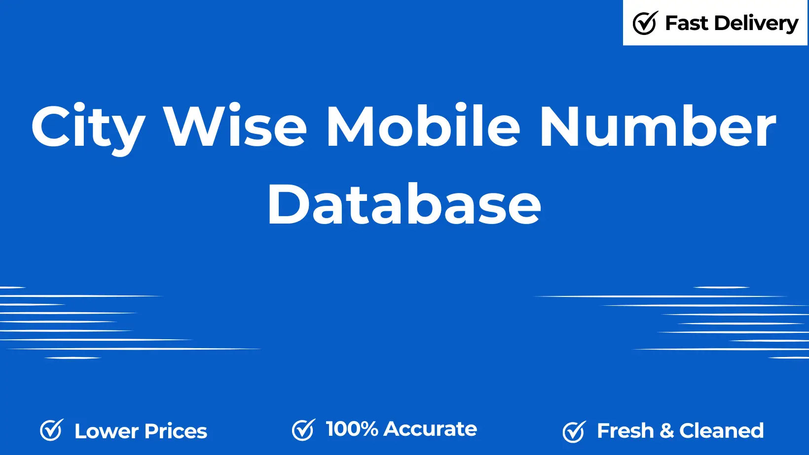City wise mobile number database