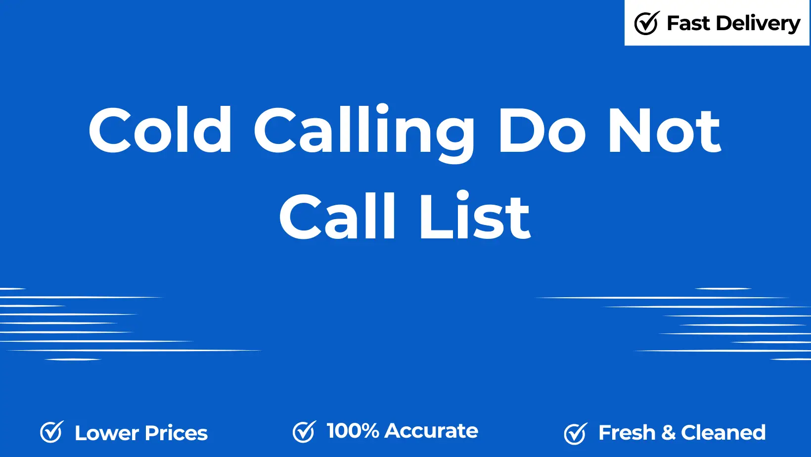 Cold calling do not call list