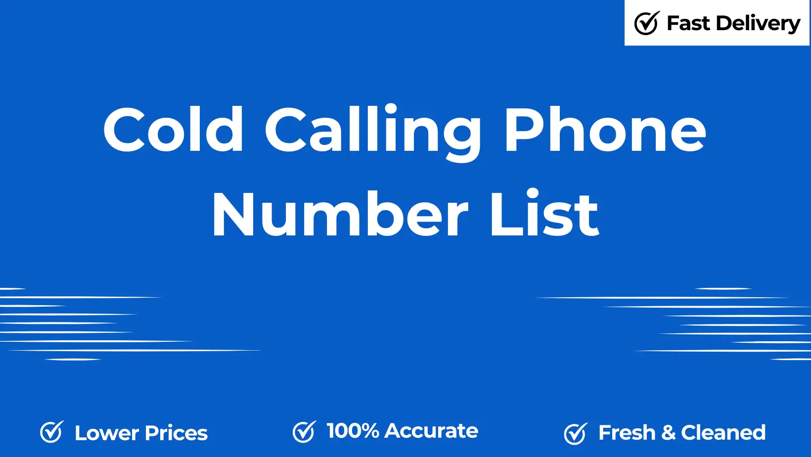 Cold calling phone number list