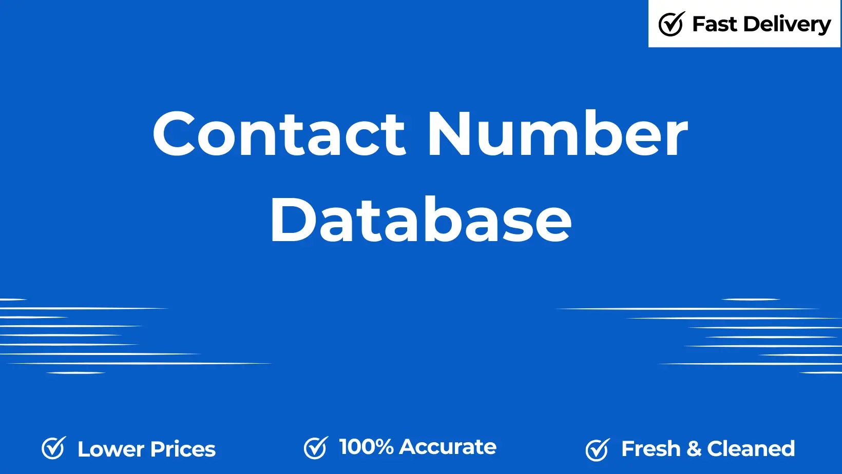 Contact number database