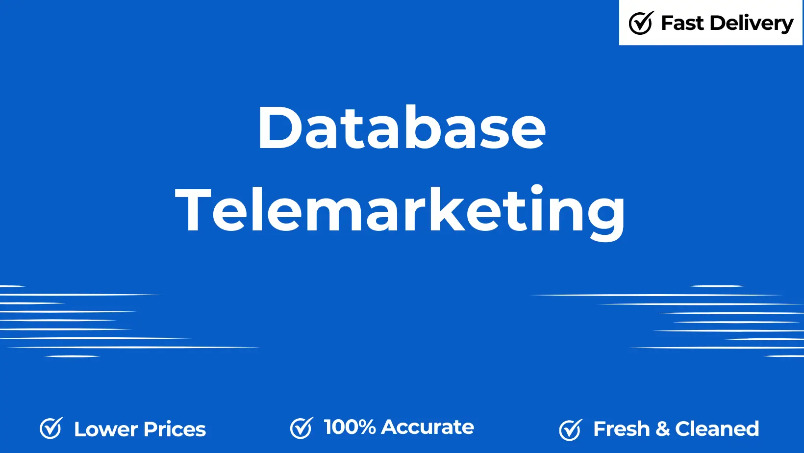 Database telemarketing
