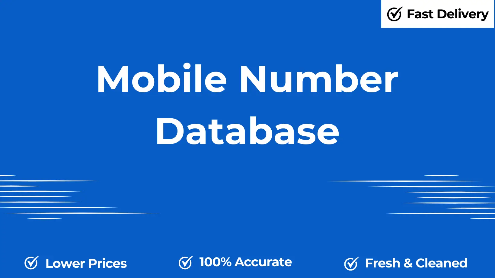 Mobile number database