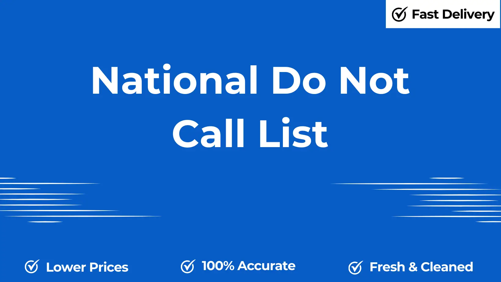 National do not call list