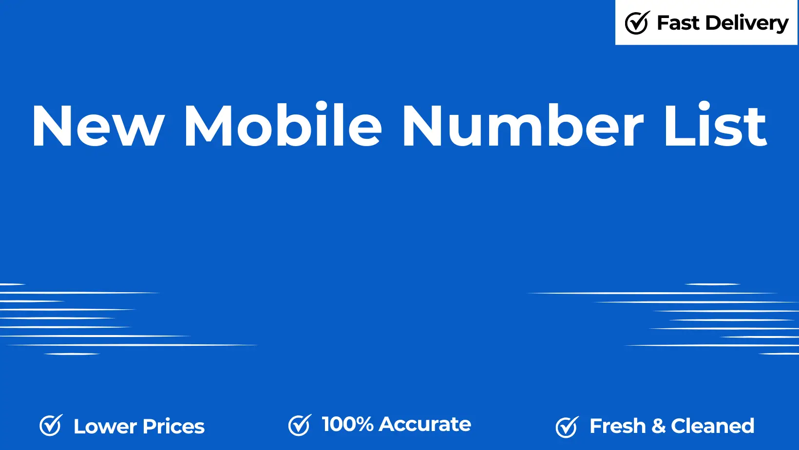 New mobile number list