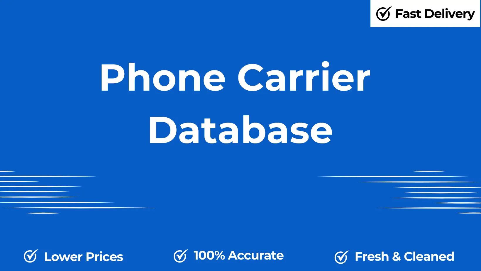 Phone carrier database