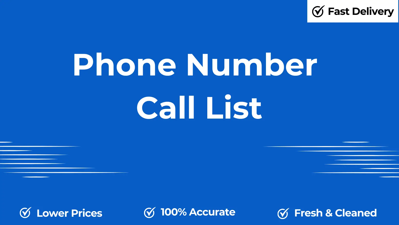 Phone number call list