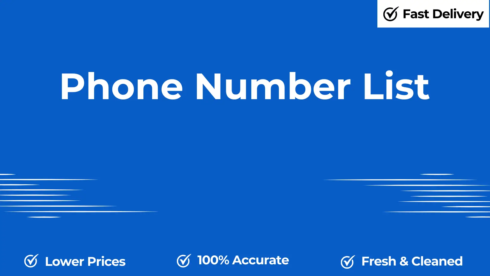 Phone number list