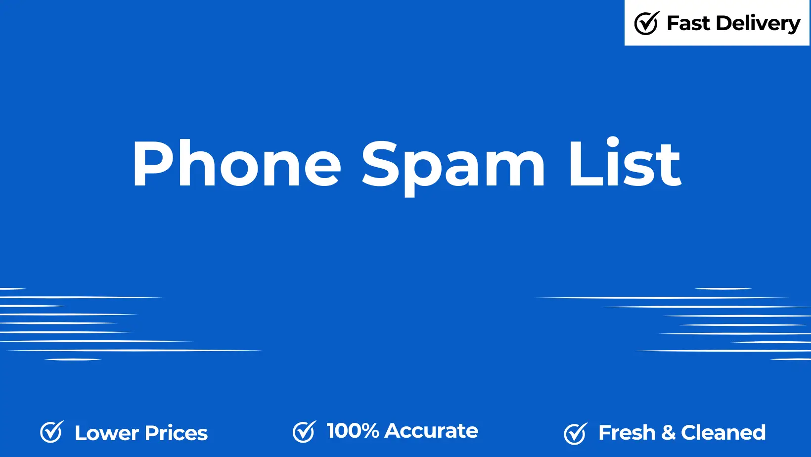 Phone spam list