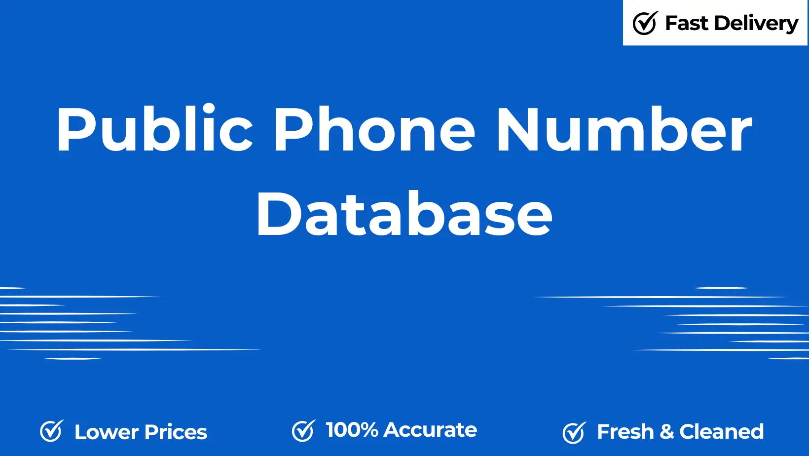 Public phone number database